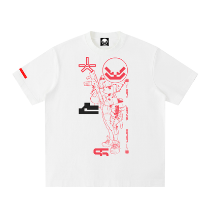 CYBE RUNNER 001 White T-Shirt