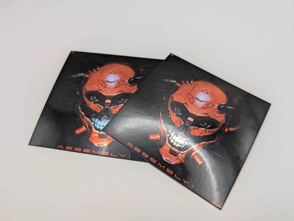 Assembly I holographic stickers