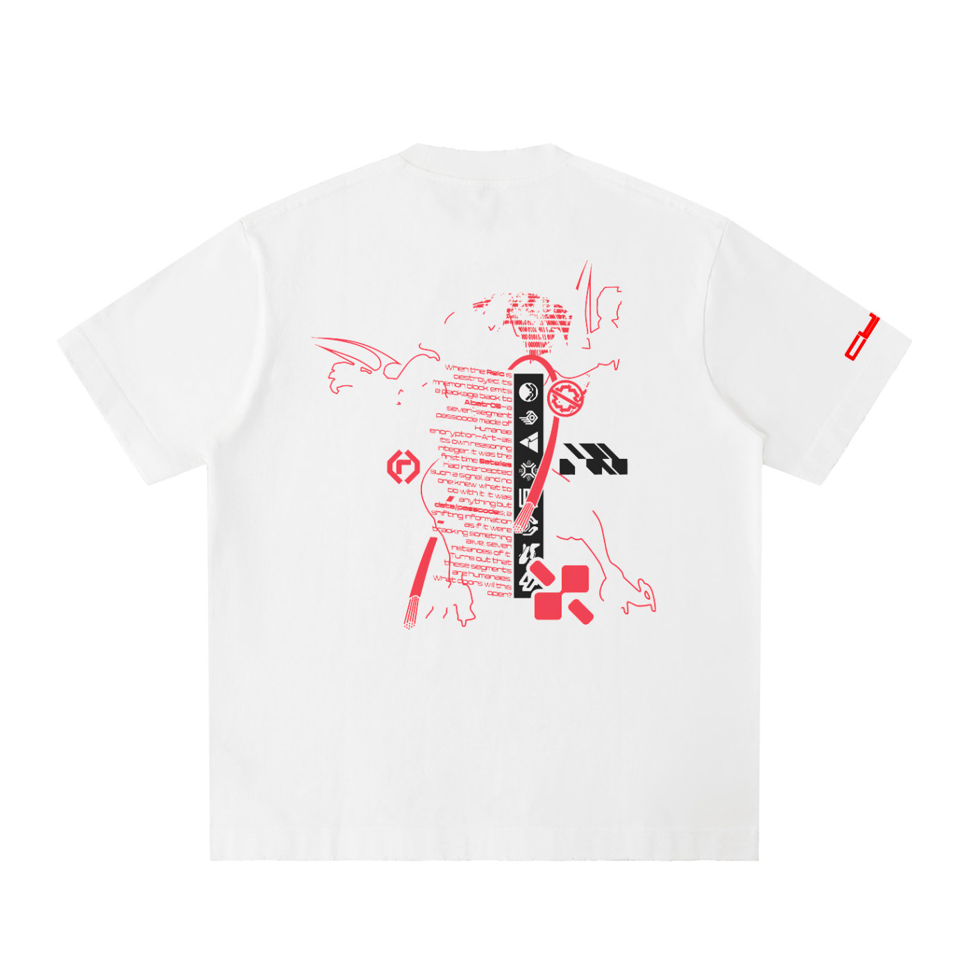 CYBE RUNNER 001 White T-Shirt